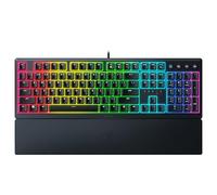 Razer Ornata V3 - Tastiera a basso profilo con mecha-membrana e Razer Chroma RGB (Interruttore Ibrido Mecha-Mecha, Copri Tasti UV, Poggiapolsi Magnetico Soft-Touch, RGB) Layout USA, Nero