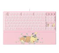 Razer Ornata V3 Tenkeyless Pokémon Pikachu & Eevee - Tastiera da gioco compatta e piatta - Retroilluminazione Chroma - Tasti multimediali dedicati - Layout QWERTY US | Switch a membrana