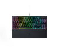 Razer Ornata V3 Tenkeyless - Tastiera da gioco compatta piatta (switch a membrana Mecha, tappi per tasti con rivestimento anti-UV, tasti multimediali separati illuminati), layout QWERTZ DE, colore: