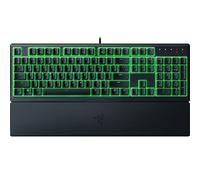 Razer Ornata V3 X - Tastiera a membrana a basso profilo Chroma RGB (interruttore a membrana ibrido, poggiapolsi ergonomico) Layout ES | Nero