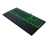 Razer Ornata V3 X Tastiera da Gioco: Tasti A Basso Profilo - Interruttori A Membrana Silenziosi - Resistente A Versamenti - Illuminazione Chroma RGB - Poggiapolsi Ergonomico - Nero Classico