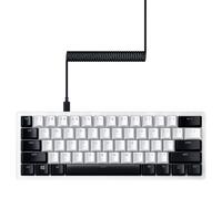 Razer PBT Keycap + cavo a spirale Upgrade Set: durevole Doubleshot PBT - Compatibilità universale - Strumento di rimozione dei tasti e stabilizzatori - arrotolato e progettato tatticamente - Cavo in