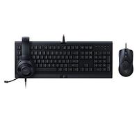 Razer Power Up Bundle - Set di gioco di esports con tastiera Razer Cynosa Lite (Qwertz DE-Layout), mouse Razer Viper e cuffie Razer Kraken X Lite Nero