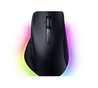 Razer Pro Click V2 - Mouse ergonomico senza fili - Assistenza IA Prompt - Sensore ottico 30K - Durata della batteria 3,5 mesi (Chroma RGB a 14 zone, rotella del mouse inclinabile HyperScroll) Nero