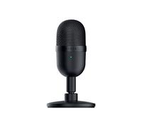 Razer Seiren Mini - USB Microfono a condensatore da Streaming Ultra-Compatto (Schema di rilevamento supercardioide, Solido Supporto inclinabile, Supporto Antiurto Integrato) Nero