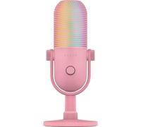 Razer Seiren V3 Chroma con DSP a 32 bit - Microfono USB RGB con DSP audio a 32 bit - Microfono a condensatore supercardioide - Elaborazione audio intelligente basata IA | Quartz