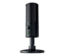Razer Seiren X USB Streaming Microfono: Grado Professionale - Supporto Shock integrato - Supercardiod Pick-Up Pattern - Alluminio anodizzato - Classic Black