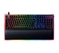 Razer Huntsman V2 - Tastiera da gioco analogica, azionamento regolabile tramite interruttori ottici analogici, modalità di attivazione rapida, illuminazione Chroma RGB, poggiapolsi magnetico, tasti