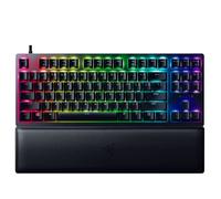 Razer Tastiera da gioco Tenkeyless Huntsman V2 TKL: interruttori ottici lineari più veloci Gen2 con smorzatori del suono e frequenza di polling 8000Hz - Cavo TypeC staccabile - Keycaps PBT Doubleshot