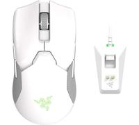 Razer Viper Ultimate con Dock di Ricarica - Mouse da Gioco Ambidestro Per E-Sport Alimentato Dalla Tecnologia Wireless Hyperspeed (Sensore Ottico Focus + 20K, Leggero 74 grammi, Chroma RGB) Bianco