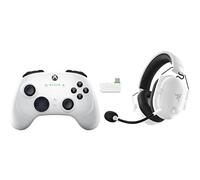 Razer Wolverine V3 Pro + BlackShark V2 Pro (Xbox) - (HyperSpeed Wireless, pulsanti d'azione tattili Mecha, stick analogici ad effetto Hall anti-drift, vibrazioni aptiche) Blanco