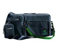 Razer Xanthus Crossbody Bag - Borsa a tracolla streetwear (adatta alla maggior parte delle console portatili da gioco e dei controller mobili, finitura idrorepellente, mini custodia staccabile per gli auricolari) Nero