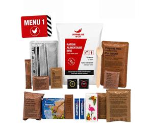 Razione MRE autoriscaldante 12H - Menu 1 - Pollo