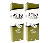 Razor Blades Club - Lamette da Barba Astra Platinum, 200 pezzi