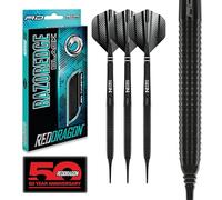 Razor Edge Black 18g Freccette in tungsteno Softip con Alette e steli