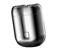 Razor elettrico - a doppia testa compatta, trimmer di barba rotante portatile | Strumento di toelettatura del viso impermeabile, macchina da barba silenziosa delle dimensioni del viaggio, sistem