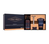 Razor Gillette King C. Starter Kit Double Edge Safety Razor 1 Pc + Double Edge Safety Razor Blades 5 Pcs + Beard & Face Wash 350 Ml + Transparent Shave Gel 150 Ml Beard Wash 26G0000101 1Pc M (Razor)