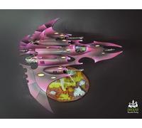 Razorwing Jetfighter Drukhari Dark eldar warhammer 40K COMMISSIONE dipinto