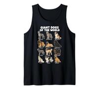 Razze di Cani Giganti Grafico Simpatico Cartone Animato Canotta