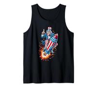 Razzi patriottici per Gli Amanti dello Spazio e dei fuochi d'artificio nel Colore Canotta