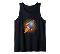 Razzo Missile Astronave Spazio Fumetto Canotta