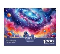 Razzo Puzzle da 1000 Pezzi per Adulti Puzzle Educativo Spazio Universo Gioco Sfidante Puzzle Gioco Puzzle per Tutta la Famiglia per Donne, Regali per Uomini 70x50cm/1000pcs