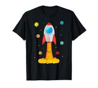 Razzo Spaziale Bambini Spazio Esterno Futuro Astronauta Maglietta