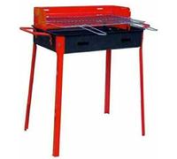 BARBECUE A CARBONE CM.40 X 60 H.85 BARBECUE CARBONELLA GRIGLIA ACCIAIO CROMATO