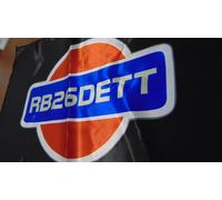 RB26 Dett Nissan Bandiera 20x30 " Stendardo Garage Vintage Deco Jdm GTR Datsun