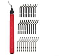 RB3000 - Set di raschietti, 31 pezzi, manico in alluminio a morsetto rapido, kit di attrezzi con manico esteso ispessito