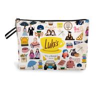 RBAFAO Gilmore Girl TV Show Gift Makeup Bag, borsa cosmetica ispirata a Luke Fan di Luke, borsa per il trucco con cerniera, regalo per fan di Luke, regalo per donne, migliori amiche donne, 6M266