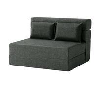 RBFGYIOP 4-in-1 Convertible Folding Sofa Bed Chair with 2 Pillows - Tufted Twin Sleeper Loveseat, Portable Pull-Out Futon Couch, Comfy Floor Lounger with Back Support for Living Room, Bedroom, Guest r