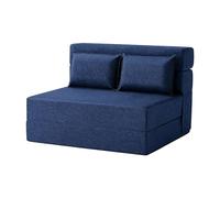 RBFGYIOP 4-in-1 Convertible Folding Sofa Bed Chair with 2 Pillows - Tufted Twin Sleeper Loveseat, Portable Pull-Out Futon Couch, Comfy Floor Lounger with Back Support for Living Room, Bedroom, Guest r