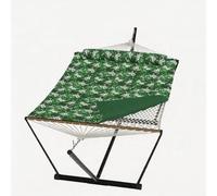 RBFGYIOP Amaca doppia con supporto in acciaio - Capacità 204 kg per 2 persone - Cotone resistente con corda bilanciata - Cuscino e materassino inclusi - Portatile per giardino, patio, terrazza,