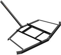 RBFGYIOP Rastrello trainato per ATV/UTV - Livellatore in acciaio robusto per vialetti - Perfetto per ghiaia e terra - Attacco a perno - Ampia larghezza di lavoro - Specifica: 74 in