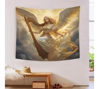RBGKZVYUM Angel Stampa 3D Arazzo Da Parete Poster Ornamento Arte Murale Tapestry Accessori Divisori Arazzo Utilizzato in Camera Da Letto, Soggiorno, Copriletto, Decorazione Murale 130cmx150cm