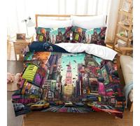 RBGKZVYUM Piazza Imes 3D Stampa Set Biancheria Da Letto Microfibra Set Di Copripiumini E Federe Cuscino Chiusura Cerniera 3 Pezzi Per Bambini E Adulti Double（200x200cm）