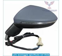 RBHY7 Specchio Retrovisore Dx Destro Volkswagen Golf Sportsvan 2014/06>