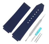 RBIPO 25mm Cinturino in Gomma Blu Per Hublot Big Bang Impermeabile Cinturini Di Ricambio Per Uomini e Donne