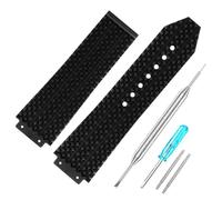 RBIPO 25mm in Gomma Watch Band Per Hublot Big Bang Impermeabile Sostituzione Cinturini Per Uomini e Donne (19mm×25mm×22mm)