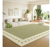 RBQIZVW Tappeto Salotto Vintage, Tappeti Camera Da Letto, Tappeto Estivo Sala, Scendiletto Antiscivolo Lavabile,Grande Tappeti Astratto per Cameretta Verde 80x160 cm