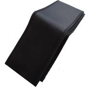 RBR Coprivolante universale flessibile, piatto e adattabile, design antiscivolo, misure 37-39 cm di diametro, coprivolante piatto universale, accessori per auto modificati interni nero