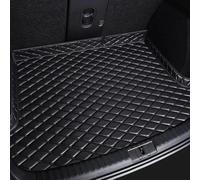 RBSKJ Auto Pelle Tappetino Bagagliaio per Jeep Compass 2017 2018 2019 2020 2021 2022 2023 Vasca Baule Tappeto Protezione Interni Accessori,A-Black