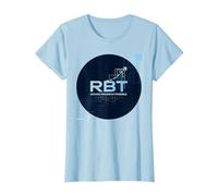 RBT Fare Progressi Possibili Innovazione Tecnica Motivazionale Maglietta, Donna, Celeste, XL