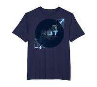 RBT Fare Progressi Possibili Innovazione Tecnica Motivazionale Maglietta, Uomo Taglie Grandi, Navy, 3X Tall