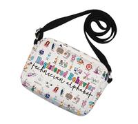 RBT Gift - Borsa a tracolla con lettera dell'alfabeto, per terapeuta comportamentale, analista del comportamento, terapista Aba, Regist-behavior Bag, Medium