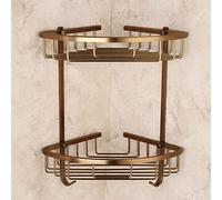 RBUDSPOLF Mensole per Bagno Mensola Portaoggetti per Doccia Mensola Angolare per Vasca, Mensola per Doccia in Bronzo Antico, Mensole Portaoggetti, Porta Cestini