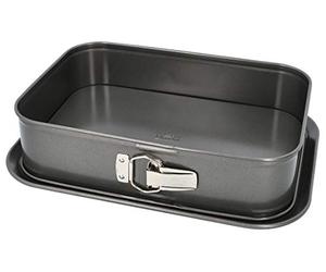 RBV Birkmann 881716 Easy Baking - Teglia rettangolare, 34 x 23,5 cm, in acciaio al carbonio