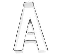 RBV Birkmann Ausstecher Buchstabe A, 6 cm, Ausstechform Buchstabe, Förmchen Edelstahl