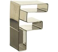 RBV Birkmann Ausstecher Buchstabe F, 6 cm, Ausstechform Buchstabe, Förmchen Edelstahl